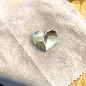 James Avery open heart floating pendant